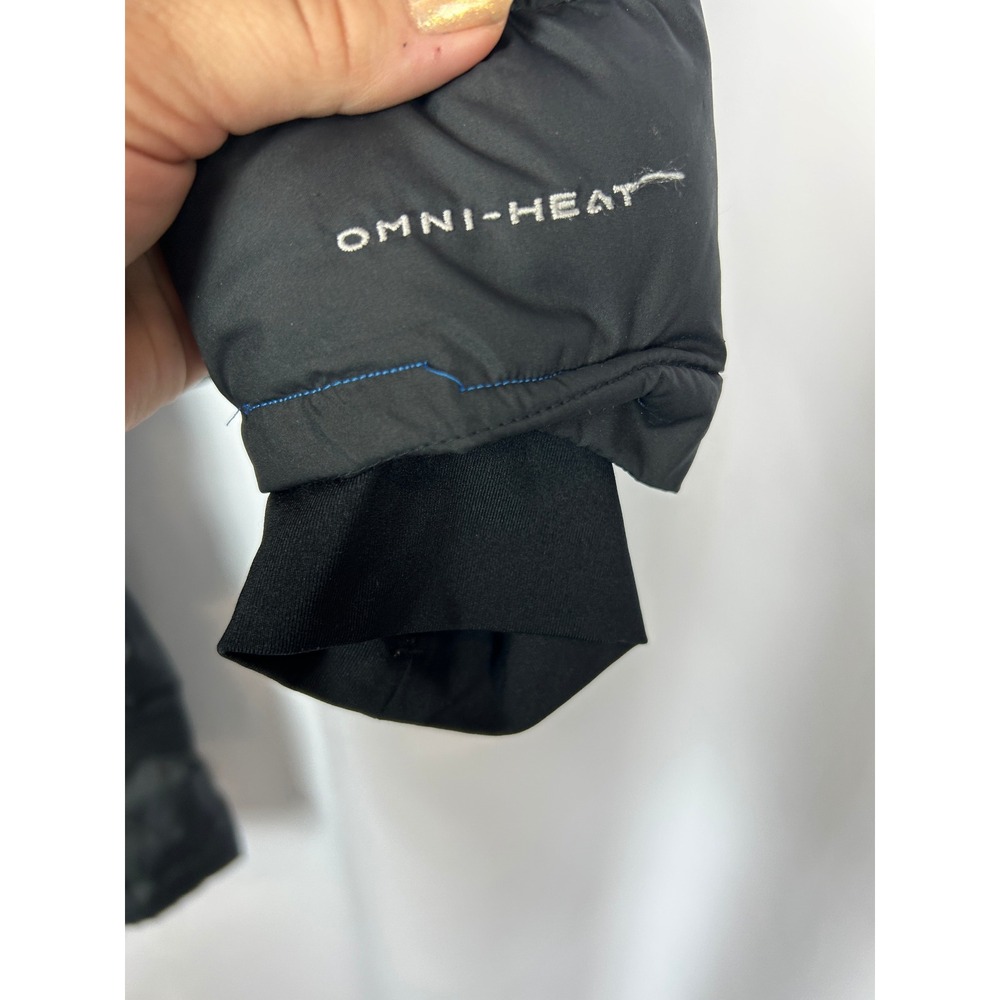 Columbia Heavenly Hooded Jacket Black Omni-Heat Polyester Puffer Quilted XL - Picture 8 of 10